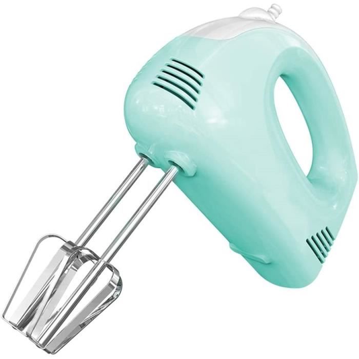 Batteur à Main 2-en-1 - 260 Watts - 7 Vitesses + Turbo - Avec Fouets Et Pétrisseurs - Pour Pâtisserie, Boulangerie, Desserts