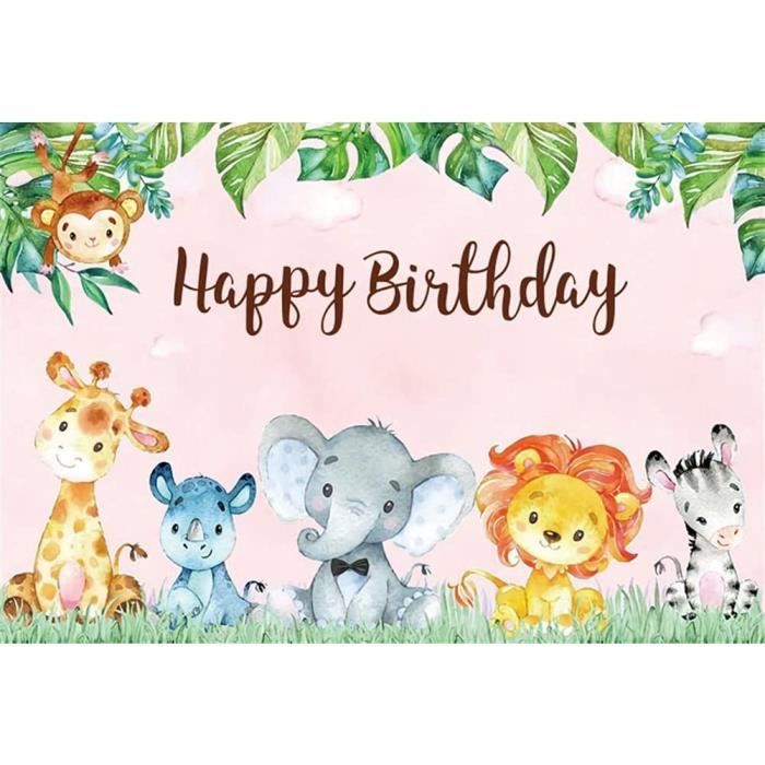 Toile De Fond Casino Joyeux Anniversaire - 1,8x1,1 M - Design Poker, Dés, Jetons - Pour Fête à Thème Et Photo