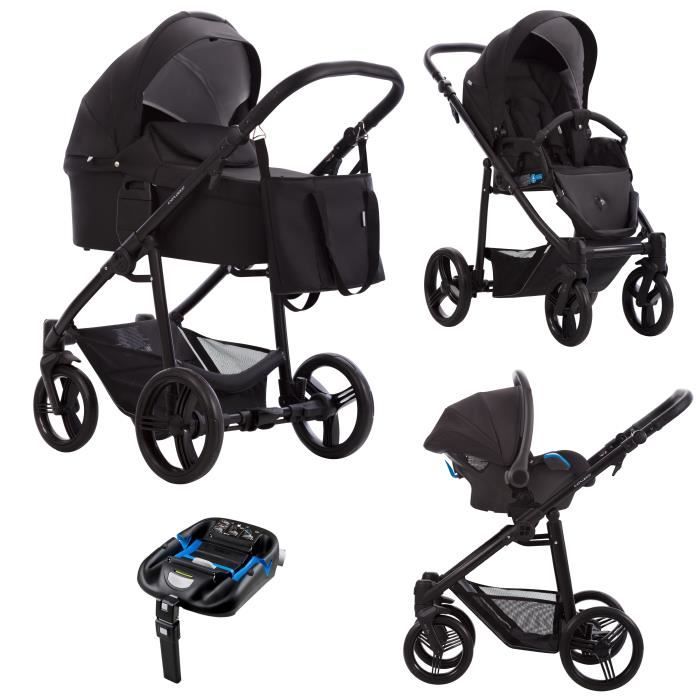 Sac De Rangement Pour Poussette Anwangda - Panier Organisateur Noir Capacité 5 Kg