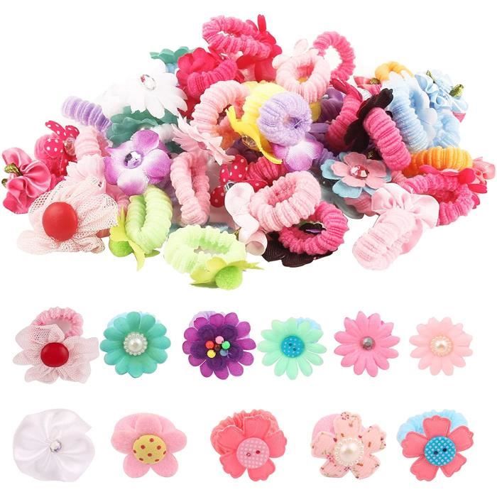 50 Pieces Chouchou Bebe Fille Nœuds Fleurs Elastique Cheveux Bebe Differents Styles Chouchou Cheveux Fille Mignonne Elastique A310 Cdiscount Au Quotidien