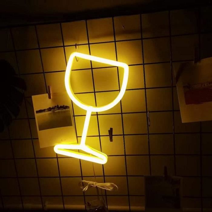 Enseigne Néon Personnalisable Bar Bière - Décoration Murale LED Pour Maison, Pub Ou Cadeau