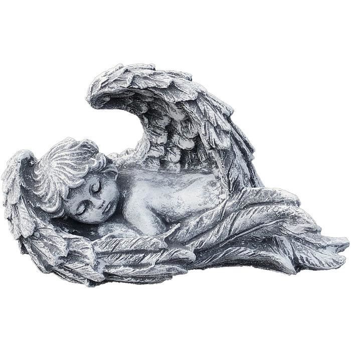 Statue Chat Couché En Pierre Reconstituée | Harmonie Du Logis