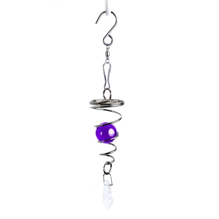 Attrape-soleil Carillon éolien Avec Boule Et Perles Chakras - 39 Cm, Doré, Pour Jardin Ou Fenêtre