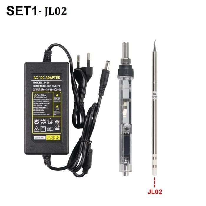 Station De Soudage T12 Numérique 72 W - Chauffage Rapide, Température Réglable 200-450°C, écran LCD - 10