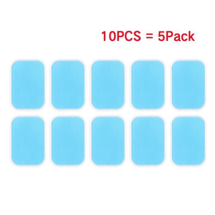 Coussinets de gel d'électrode pour entraîneur de hanche abdominale, patchs, feuille de gel de remplacement, toner abdominal, massage, salle de sport à domicile, accessoires