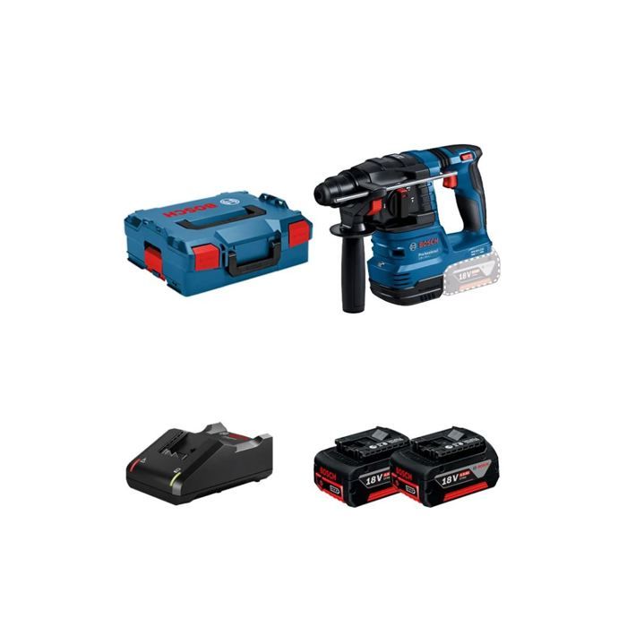 Bosch Professional GBH 18V-22 SDS-Plus-Marteau perforateur sans fil 18 V 4 Ah Li-Ion