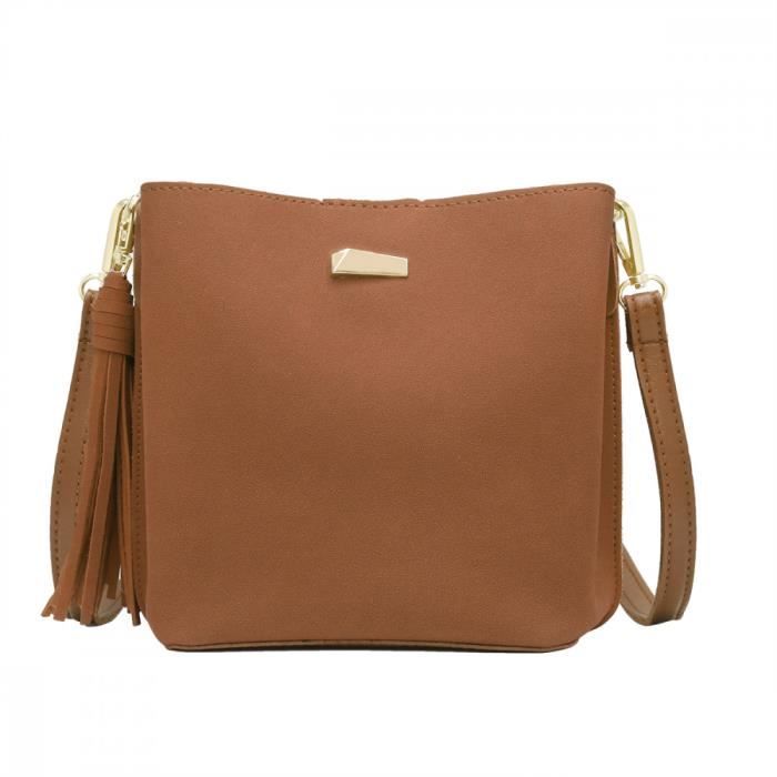 Sac en online daim camel femme