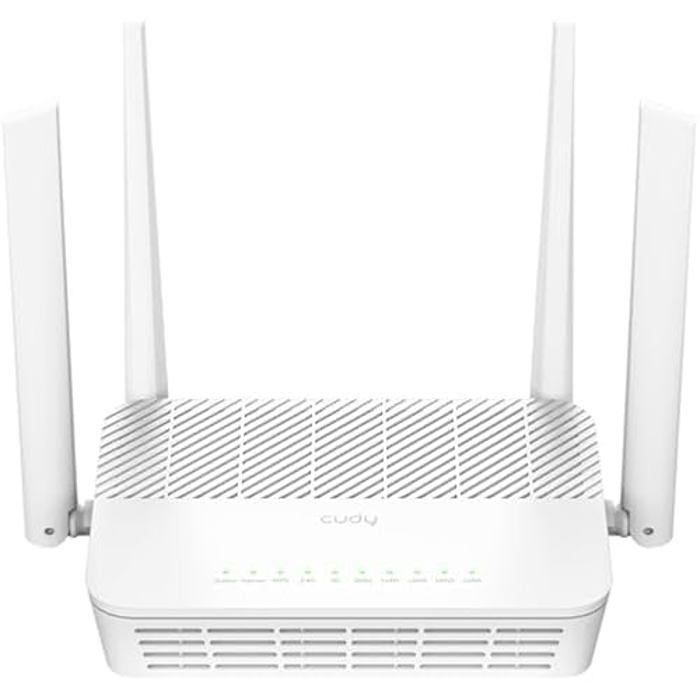 Routeur Wi-Fi 6 – CUDY – WR3000S – AX3000 – 5 ports Ethernet RJ45 – 4 antennes – MU-MIMO