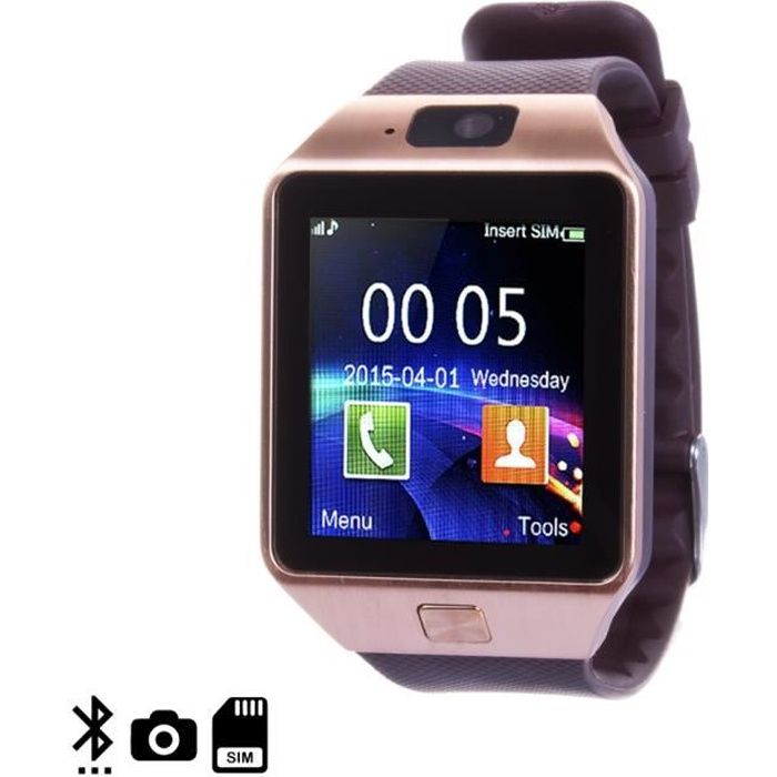 Dam - Smartwatch Ártemis Bt marron - Cdiscount Téléphonie