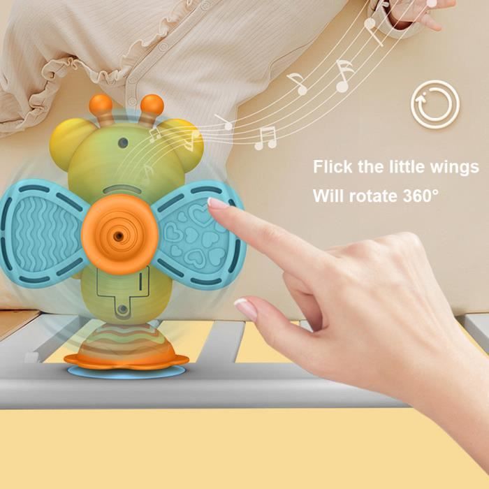 Drfeify Jouet à ventouse pour bébé Jouet d
