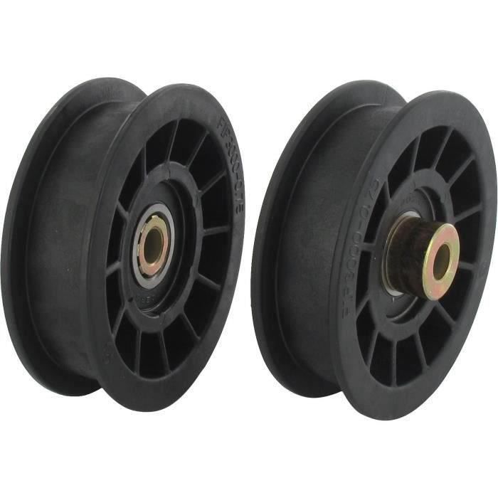 Poulie à gorge plate pour SCAG modèles 36, 46 et 52 commercial - H: 30,16mm, Ø: ext: 87,31mm, Ø int: