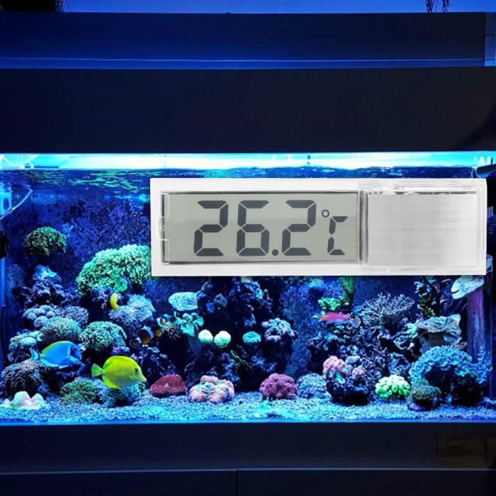 Meilleurs prix pour Thermomètre d'aquarium EECOO, 3D LCD électronique Transparent numérique thermomètre d'aquarium pour aquarium mesure de la
