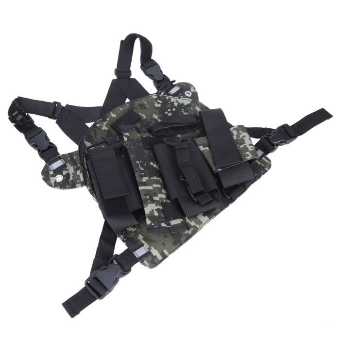 Akozon Sac Transparent Étanche Walkie-Talkie - Protection Anti-Poussière Eau Avec Clip Et Longe