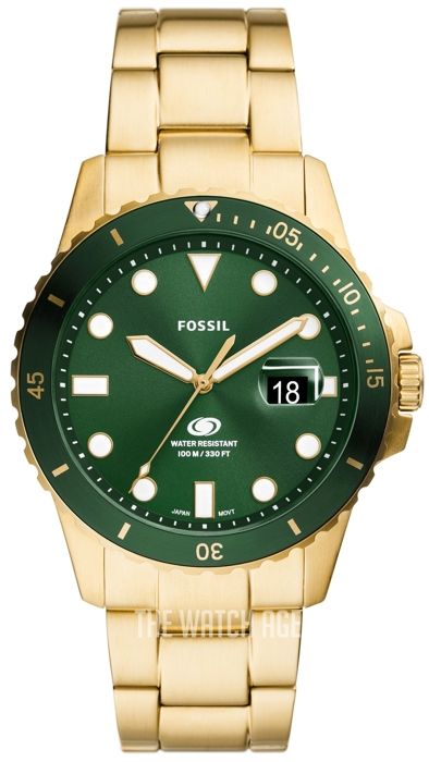 Montre fossil online verte homme