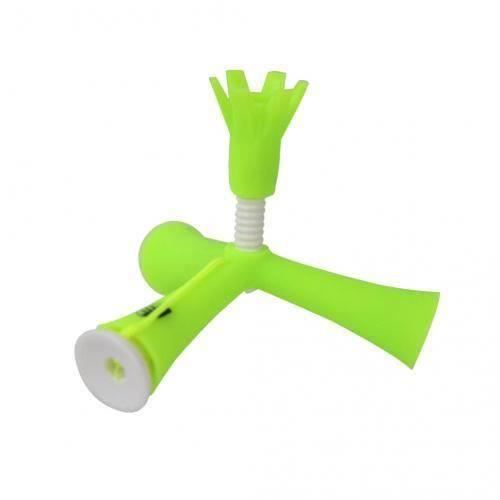 Yosoo 2 Tees De Golf Réglables Hauteur 53-73 Mm – Support Plastique Blanc Ultra Stable – Entraînement Practice & Tapis Indoor/Outdoor
