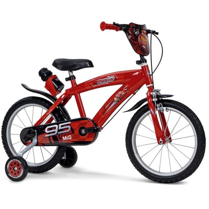 Velo 16 pouces Cars enfant Garcon GUIZMAX