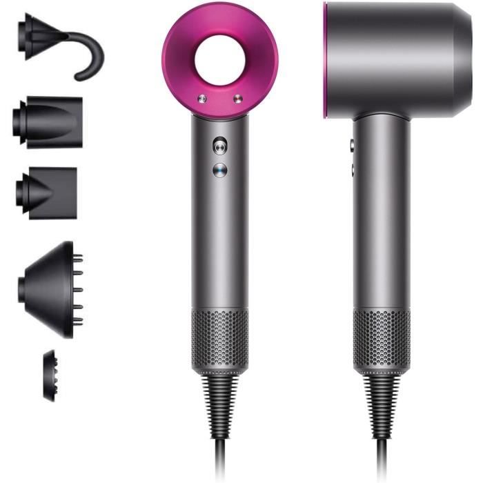 Sèchecheveux Dysonn Supersonicc HD08 NickelFuchsia Cdiscount Electroménager