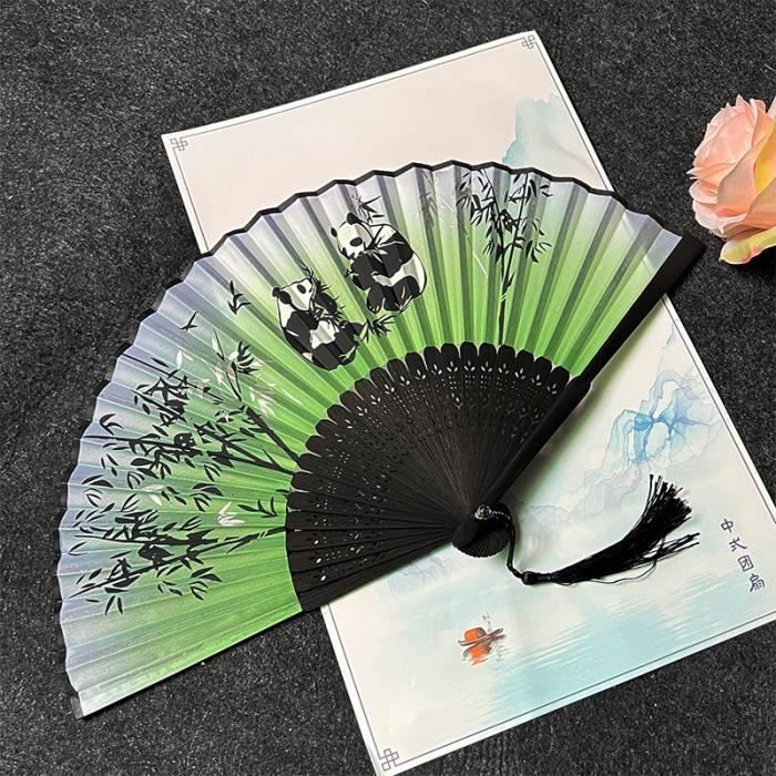 12pcs Eventail Mariage Pliant Ventilateur Bois Papier Et Blanc Eventail