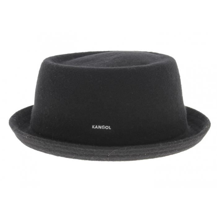 Kangol Chapeau Pork Pie en Laine Mowbray Bleu Marine