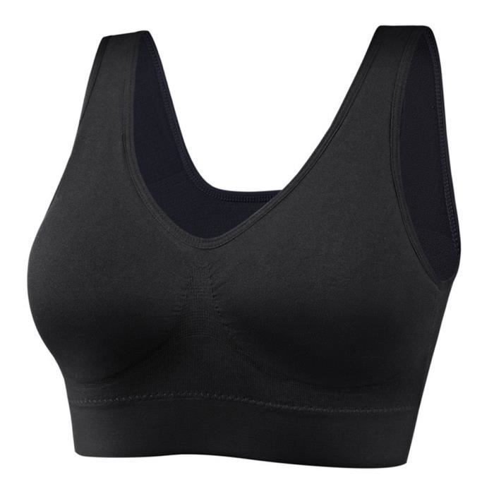 Soutien-Gorge De Sport Femme - Zip Devant, Racerback, Coussinets Amovibles Pour Yoga Et Fitness