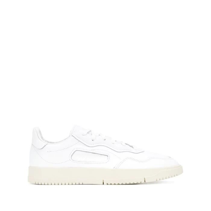 ADIDAS HOMME EE6327 BLANC CUIR BASKETS Blanc - Cdiscount Chaussures