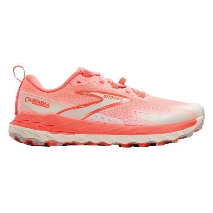 Chaussures de Trail Brooks Cascadia 18 Rose Blanc Casse