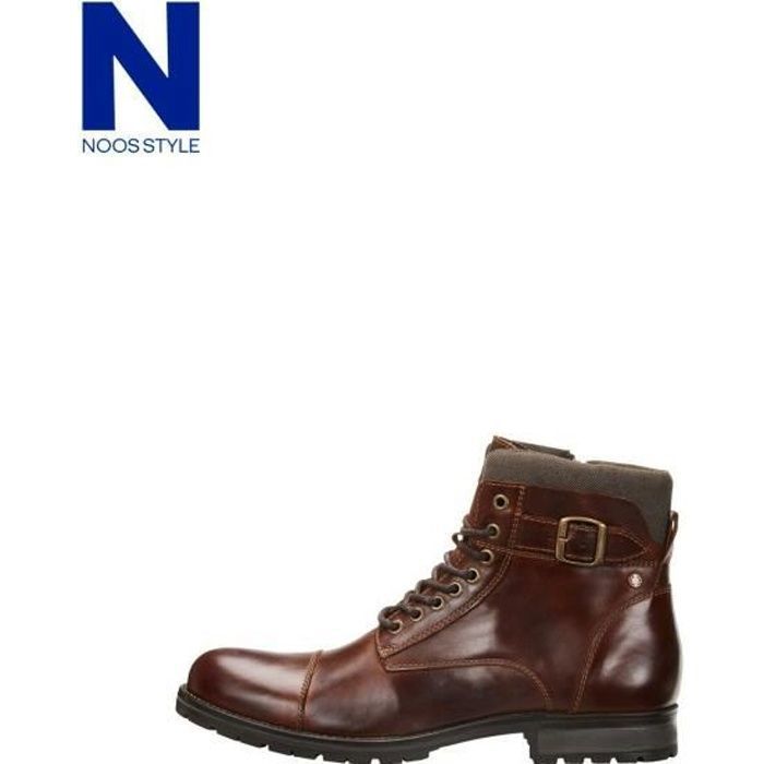 Chaussures de lifestyle Jack \u0026 Jones Walbany Stone Marron - Cdiscount  Chaussures