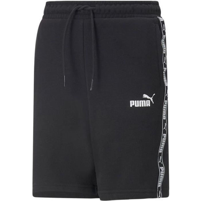 Short Noir Garçon Puma Tape Tr B