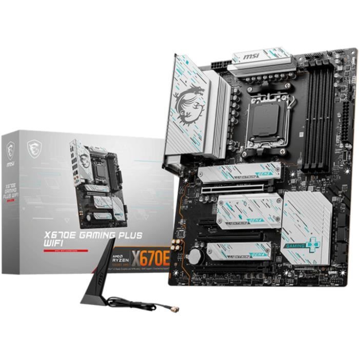 Carte mère – MSI – X670E GAMING PLUS WIFI – AM5 – DDR5 – ATX