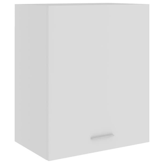 NEW HOT Blanc Chic Armoire suspendue de cuisineMeuble haut de cuisine Elégant Blanc 50x31x60 cm Aggloméré8336