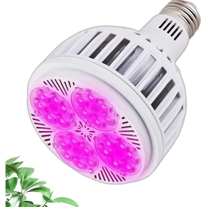 Lampe Horticole LED Afenau 4 Têtes - Spectre Complet, Timer 3/9/12h, 10 Niveaux Luminosité