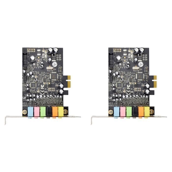 Carte Son PCI Express 7.1 Canaux - 24 Bit 192 KHz Avec Sortie Optique SPDIF