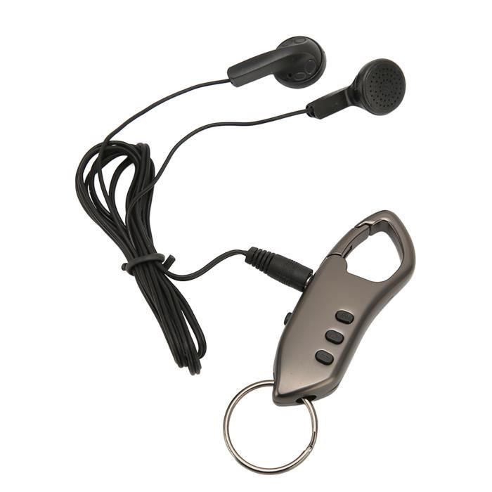 Sonew Keychain Voice Recorder 16 Go Porteclés Enregistreur Vocal En Alliage De Zinc Réduction