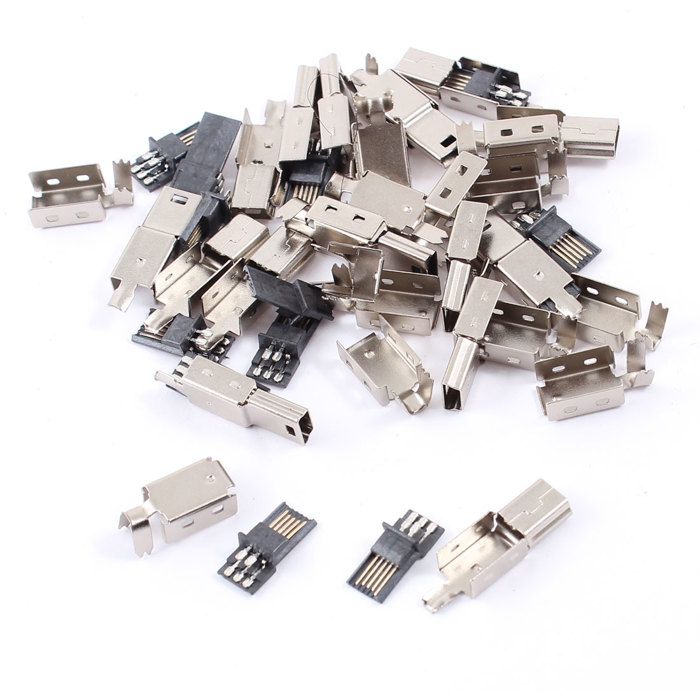 Uxcell Sourcingmap Lot 20 13,7mm Femel Port Usb Type A 4 Broches/prise