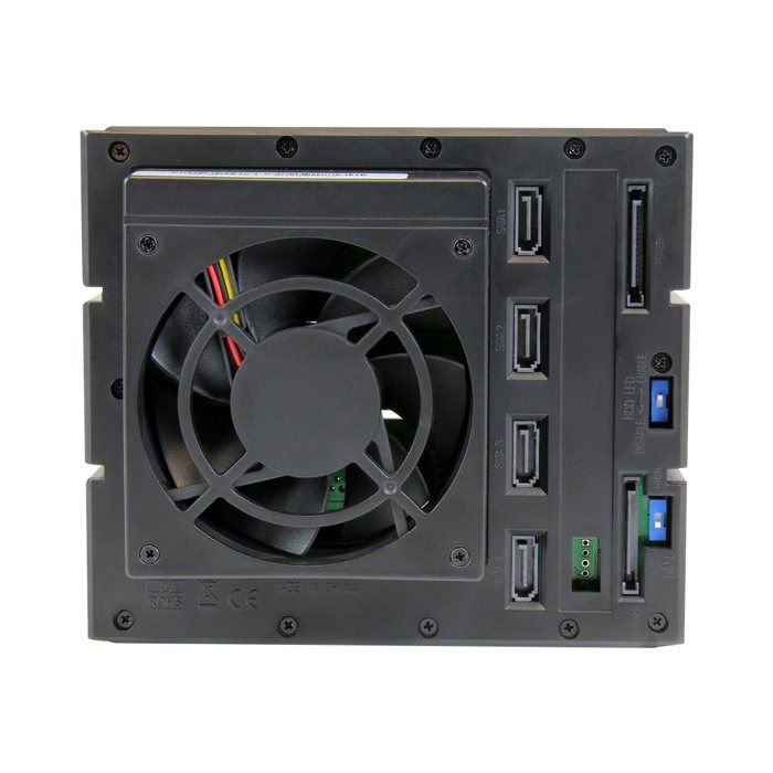StarTech.com Rack amovible / Backplane sans tiroir pour 4x HDD SAS IISATA III 6Gb/ de 3 5 avec échange à chaud Aluminium Neuf - vue 4
