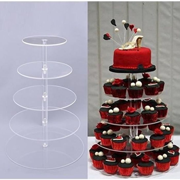 5 Etagere Plateau De Gateau Stand De Gateau Presentoir Pour Gateau