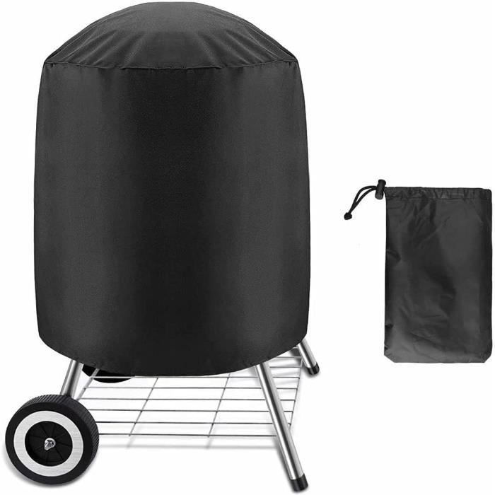 Housse Protection Brasero Ronde MINIUSSI - Tissu Oxford Imperméable - Diamètre 100cm - Pour Extérieur