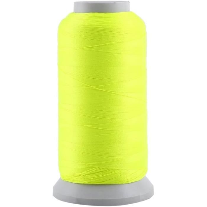 HURRISE Fil à Coudre à Broder Bobine Glow In The Dark Machine à Broder à La Main Fil à Coudre