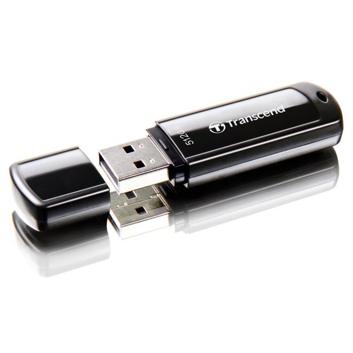 Clé USB - TRANSCEND - JETFLASH 700 - 512 Go - USB 3.1 Gen 1 - 100 Mo/s - Noir