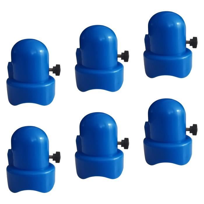 Aga Filet de protection 305 cm pour 6 poteaux Filet noir / Bleu