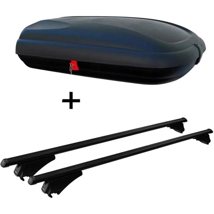 Alu ca320 coffre de toit galerie tigre seat Altea xl à partir de 2009 pour du rambarde