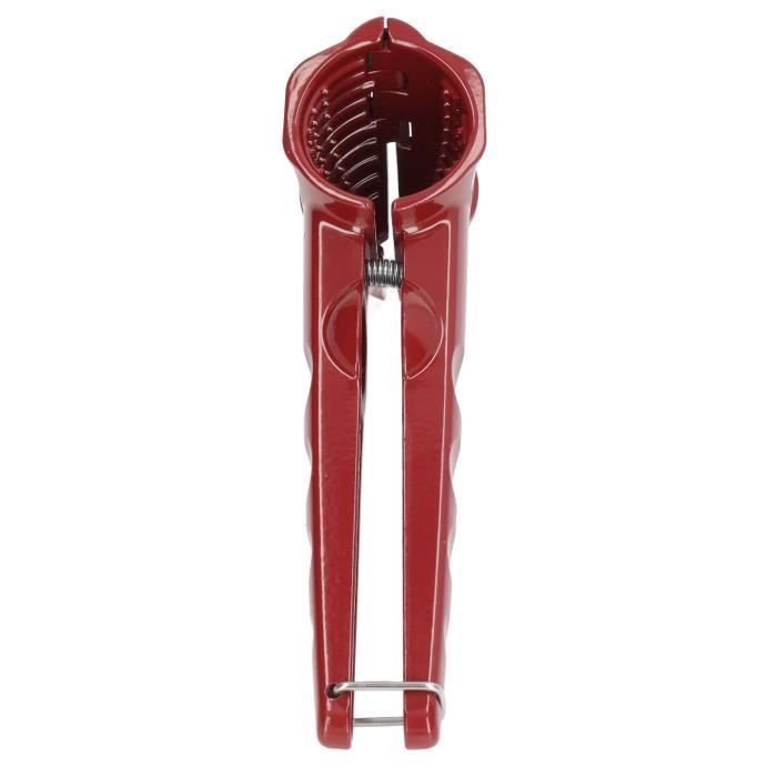 Casse-Noix Multifonction Aicerous - 3 Trous, Métal, 17cm, Rouge Bordeaux, Pour Noix Et Fruits De Mer