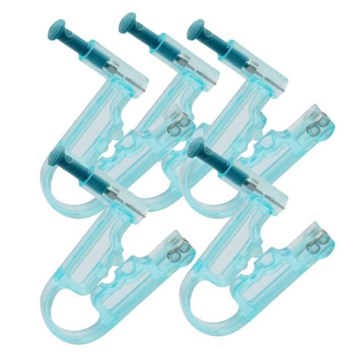 Oreille Jetable Et Dispositif de Perçage de Nez Unisexe Stérile Cadre Mo f5 2X Oreille Jetable Et Dispositif de Perçage de Nez Unisexe Stérile Cadre Mo f5 2X