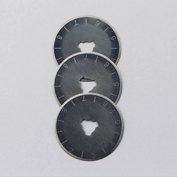 5 pièces 28mm lames rondes tranchantes circulaires remplacer la lame de coupe de rotative pour 5 pièces 28mm lames rondes tranchantes circulaires remplacer la lame de coupe de rotative pour