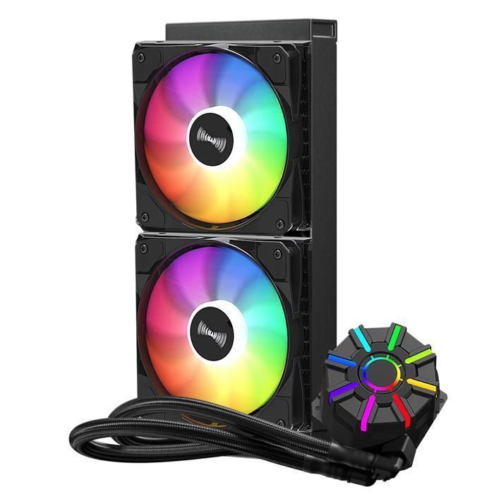 Watercooling - YANX - Radiateur 240mm RGB - WaterCooling Processeur AIO  (Intel & AMD) - Noir - Cdiscount Informatique