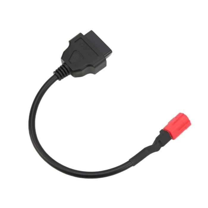 Câble Adaptateur Diagnostic 6 Broches Vers 16 Broches Pour Moto ATV UTV - Compatible ELM327