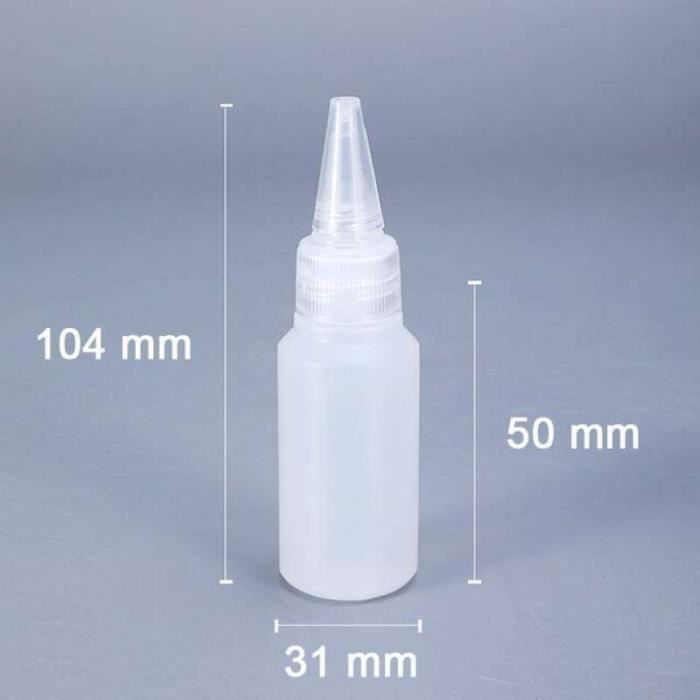 3 Flacons Colle Vide 30ml Avec Aiguille - Pour Quilling Et DIY