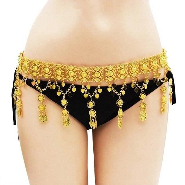 Ceinture Chaîne Gitane Pour Danse Du Ventre - Métal Mixte Jusqu'à 40"