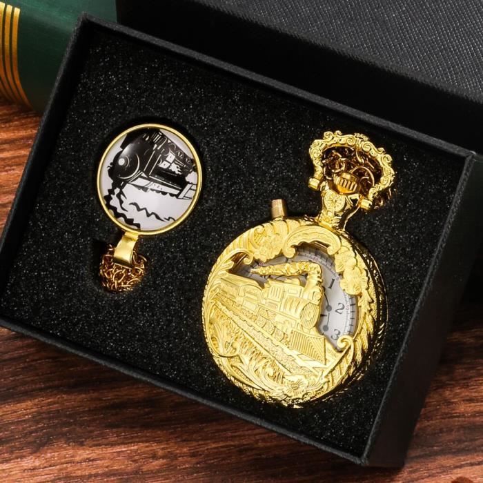 MONTRE A GOUSSET,--Montre de poche Jack Skellington, en Bronze, style