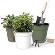 Jardinières et pots de fleurs - Pot de fleurs - FLY - D 40 cm - Noir-1